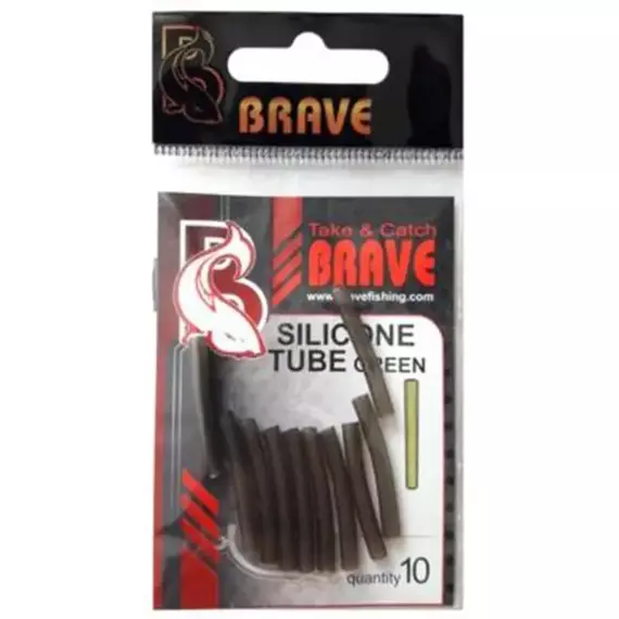 Трубка силіконова Brave Silicone Tube Green 3mm (10шт/уп), фото 