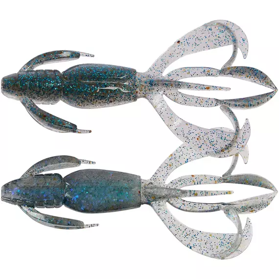 Силікон Keitech Crazy Flapper 2" EA#22 electric silver shi (8 шт/уп), Довжина силікону: 2" (5.1 см), Колір силікону: EA#22 Electric Silver Shi, фото 
