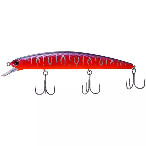 Воблер OSP Asura Rudra 130SP 130mm 20.0g PP50 Sunset Tiger (1.8m), Колір воблера: PP50, фото 