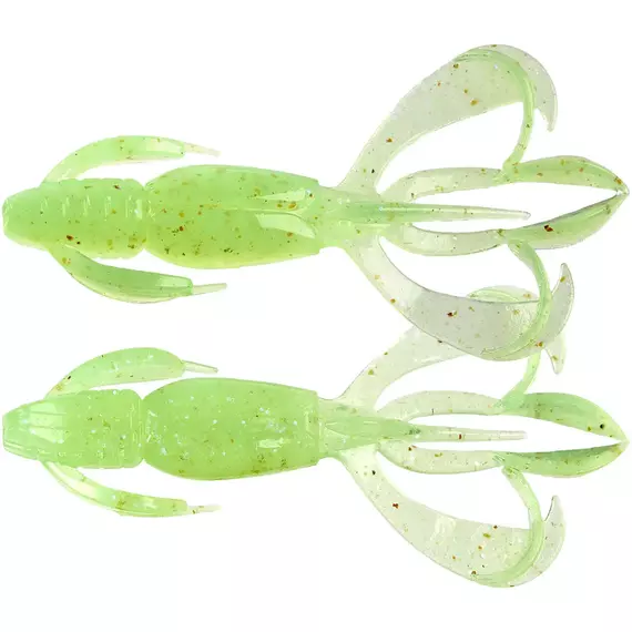 Силікон Keitech Crazy Flapper 2" EA#19 electric chart shad (8 шт/уп), Довжина силікону: 2" (5.1 см), Колір силікону: EA#19 Electric Chart Shad, фото 
