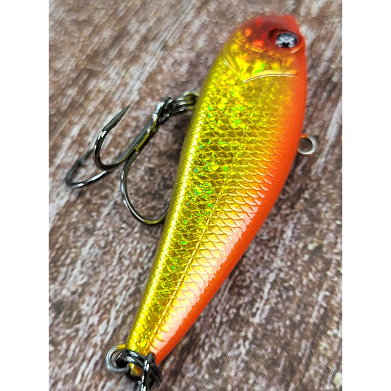 Воблер Viking Fishing Punch Vib 60mm 15g #25 Candle Flame, Размер/Вес: 60mm/15g, Цвет воблера: Candle Flame, фото , изображение 7