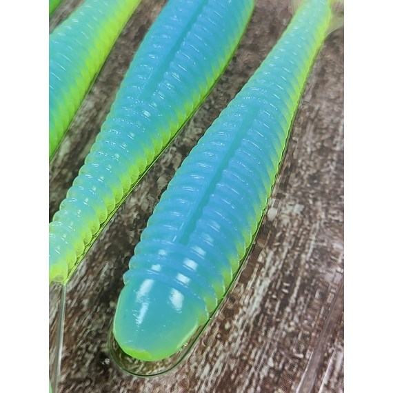 Силикон Keitech Swing Impact FAT 3.3" (7 шт/упак) цвет: pal#03 ice chartreuse, Длина силикона: 3.3" (8.4 см), Расцветка силикона: PAL#03 Ice Chartreuse, фото , изображение 7