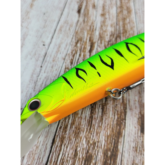 Воблер OSP Asura Rudra 130SP 130mm 20.0g M14 Mat tiger (1.8m), Колір воблера: M14, фото , изображение 7