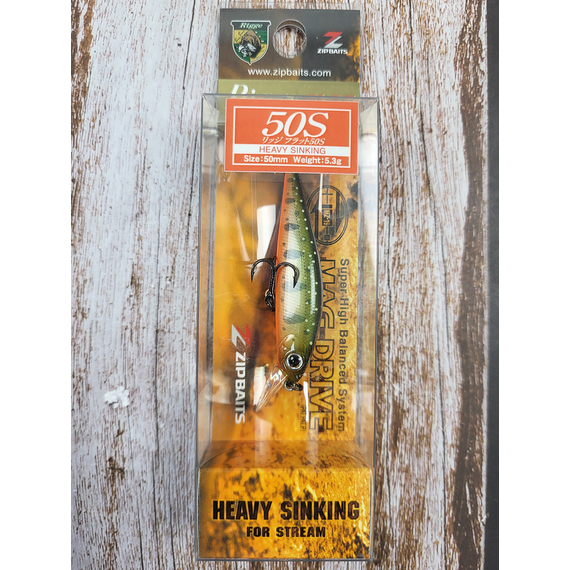 Воблер ZipBaits Rigge Flat 50S, 50mm 5.3g #126 (0.4-1.1m), Розмір/Вага: 50mm-S/5.3g, Колір воблера: #126, фото , изображение 2