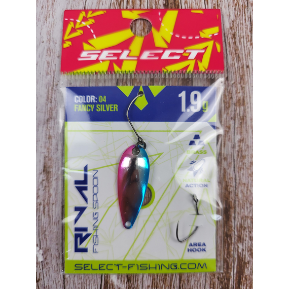 Мормышка Select Rival 1.9g 30mm #04 Fancy Silver, Вес: 1.9, Цвет блесны: #04 Fancy Silver, фото , изображение 3