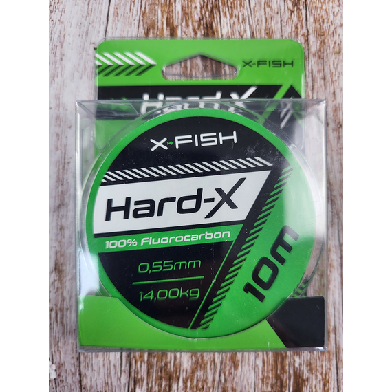 Флюорокарбон X-Fish Hard-X 10m (clear) 0.55mm 14.00kg, Діаметр: 0.55mm, Розмотування: 10m, фото , изображение 3