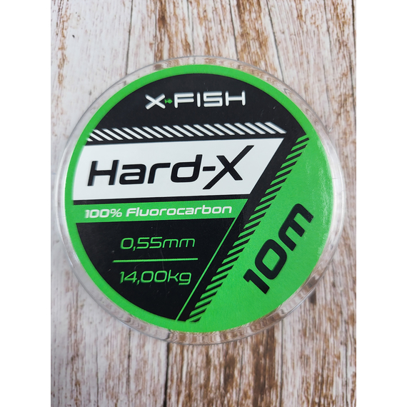 Флюорокарбон X-Fish Hard-X 10m (clear) 0.55mm 14.00kg, Діаметр: 0.55mm, Розмотування: 10m, фото , изображение 5
