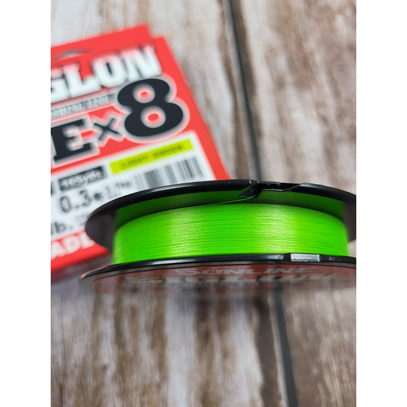 Шнур Sunline Siglon PE х8 150m (салат.) #0.3/0.094mm 5lb/2.1kg, Диаметр: #0.3/0.094mm, Выберите цвет: салатовий, фото , изображение 10