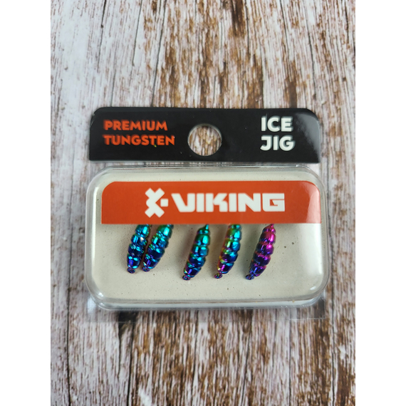 Мормышка вольфрамовая Viking Fishing Shrimp 0.91g 9mm Rainbow (5шт), Размер/Вес: 9мм/0.91г, Цвет мормышки: Rainbow, фото , изображение 3