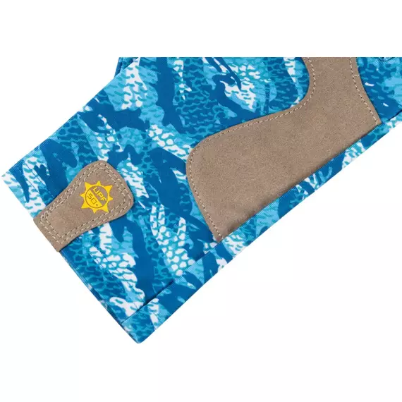 Рукавички Favorite Solar Fishing Gloves 5 Cut L/XL white/blue, Размер: L/XL, Модель: White/Blue, фото , изображение 2