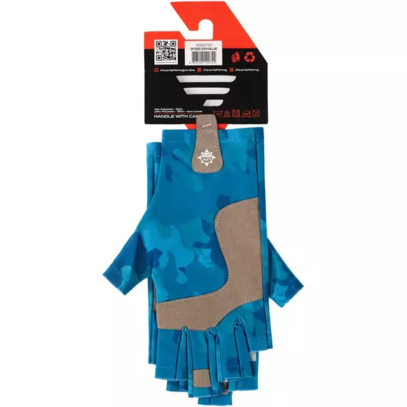 Рукавички Favorite Solar Fishing Gloves 5 Cut L/XL blue, Размер: L/XL, Модель: Blue, фото , изображение 6