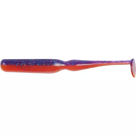 Силікон Keitech Swing Bait 2.8" PAL#09 Violet Fire (8 шт/уп), Довжина силікону: 2.8" (7.1 см), Колір силікону: PAL#09 Violet Fire, фото 