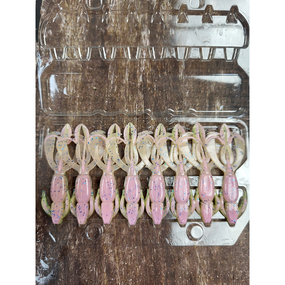 Силікон Keitech Crazy Flapper 2" EA#16 cotton candy blue f (8 шт/уп), Длина силикона: 2" (5.1 см), Расцветка силикона: ea#16 cotton candy blue f, фото , изображение 12