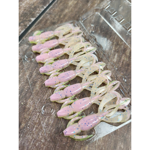 Силікон Keitech Crazy Flapper 2" EA#16 cotton candy blue f (8 шт/уп), Длина силикона: 2" (5.1 см), Расцветка силикона: ea#16 cotton candy blue f, фото , изображение 13