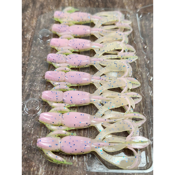 Силікон Keitech Crazy Flapper 2" EA#16 cotton candy blue f (8 шт/уп), Длина силикона: 2" (5.1 см), Расцветка силикона: ea#16 cotton candy blue f, фото , изображение 16