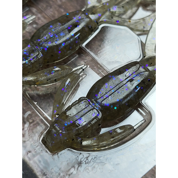 Силікон Keitech Crazy Flapper 2.4" #462T Electric Smoke Craw (10 шт / уп) к:electric smoke craw, Длина силикона: 2.4" (6.1 см), Расцветка силикона: #462T Electric Smoke Craw, фото , изображение 18