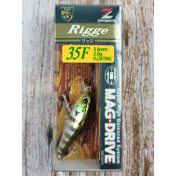 Воблер ZipBaits Rigge 35F, 35мм 2.0г #509 (0.3-0.8m), Размер/Вес: 35mm/2.0g, Цвет воблера: #509, фото , изображение 2