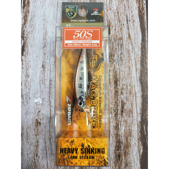 Воблер ZipBaits Rigge Flat 50S, 50mm 5.3g #213 (0.4-1.1m), Розмір/Вага: 50mm-S/5.3g, Колір воблера: #213, фото , изображение 2