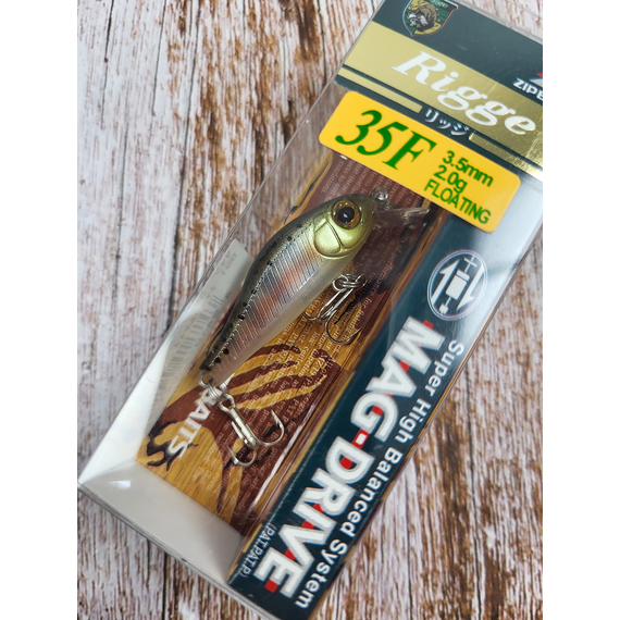 Воблер ZipBaits Rigge Flat 50S, 50мм 5.3g #851 (0.4-1.1m), Размер/Вес: 50mm-S/5.3g, Цвет воблера: #851, фото , изображение 4