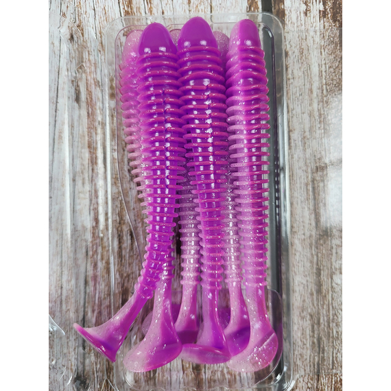 Силикон Keitech Swing Impact 4.5" (6 шт/упак), цвет: pal#14 glamorous pink, Длина силикона: 4.5" (11.4 см), Расцветка силикона: PAL#14 Glamorous Pink, фото , изображение 6
