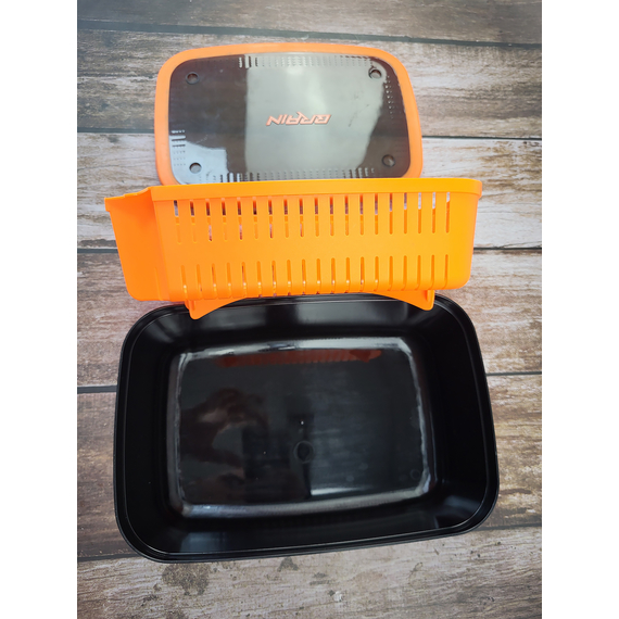 Ємність Brain Pellet/Bait box 26x18x9cм 3,0л (з ситом), Розмір ємності: 3.0л (26x18x9cм), фото , изображение 7