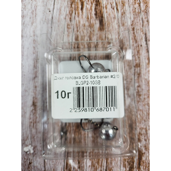 Джиг-голівка DS Barbarian #2/0 10g (3шт/уп), Номер крючка, №: 2/0, Вага: 10г, фото , изображение 4