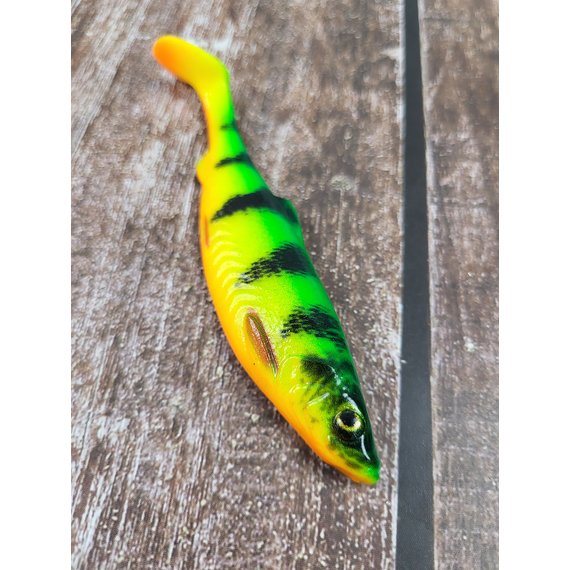 Силикон Savage Gear LB 4D Herring Shad 110mm 9.0g Firetiger (поштучно), Длина силикона: 110mm, Расцветка силикона: Firetiger, фото , изображение 3