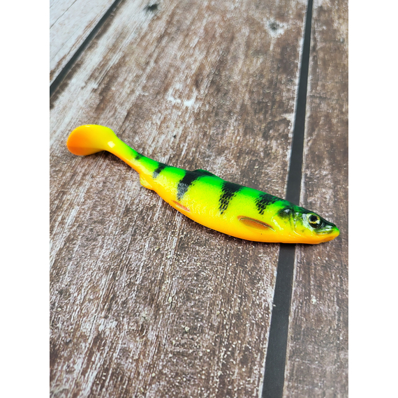 Силикон Savage Gear LB 4D Herring Shad 110mm 9.0g Firetiger (поштучно), Длина силикона: 110mm, Расцветка силикона: Firetiger, фото , изображение 5