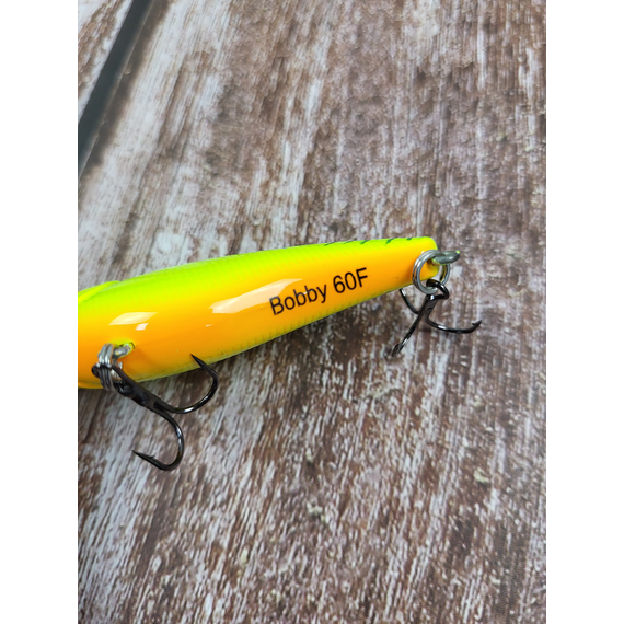 Воблер X-Fish Bobby 60F 60мм 9.5g #050 (1.8-2.3m), Размер/Вес: 60mm/9.5g, Цвет воблера: 050, фото , изображение 7