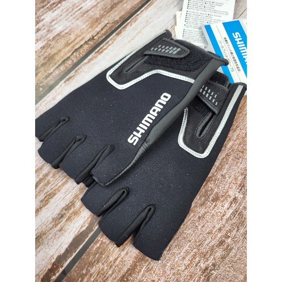 Перчатки Shimano Pearl Fit 5 Gloves M Black, фото , изображение 7