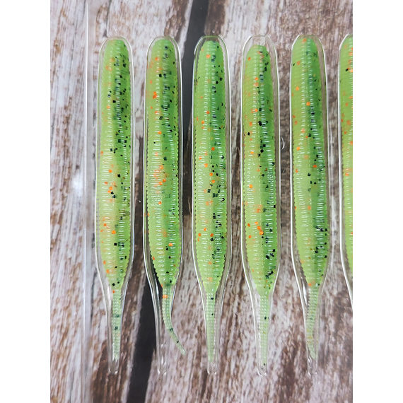 Силікон Keitech Sexy Impact 2.8" 12, колір:ea#05 hot fire tiger, Довжина силікону: 2.8" (7.1 см), Колір силікону: EA#05 Hot Fire Tiger, фото , изображение 7