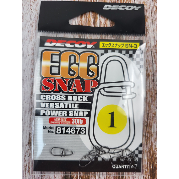 Застежка Decoy SN-3 Egg Snap #1 (7 шт/уп), фото , изображение 3