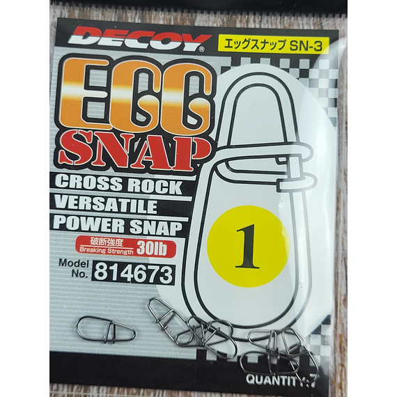 Застежка Decoy SN-3 Egg Snap #1 (7 шт/уп), фото , изображение 6
