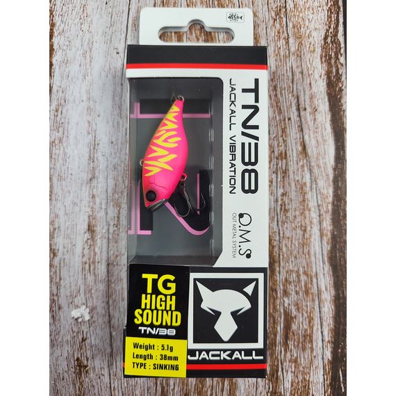 Воблер Jackall TN38 38mm, 5.1g, Dragon Fruit Mat Tiger (раттлин), Размер/Вес: 38мм/5.1г, Цвет воблера: Dragon Fruit Mat Tiger, фото , изображение 2