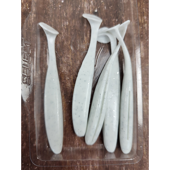 Силікон Select Easy Shad 3" #557 — їстівний віброхвіст для судака, щуки та великого окуня (5 шт/упак), Довжина силікону: 3" (7.62 см), Колір силікону: 557, фото , изображение 13