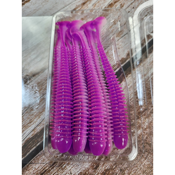 Силикон Keitech Swing Impact 4" (8 шт/упак), цвет: pal#14 glamorous pink, Длина силикона: 4" (10.2 см), Расцветка силикона: PAL#14 Glamorous Pink, фото , изображение 7