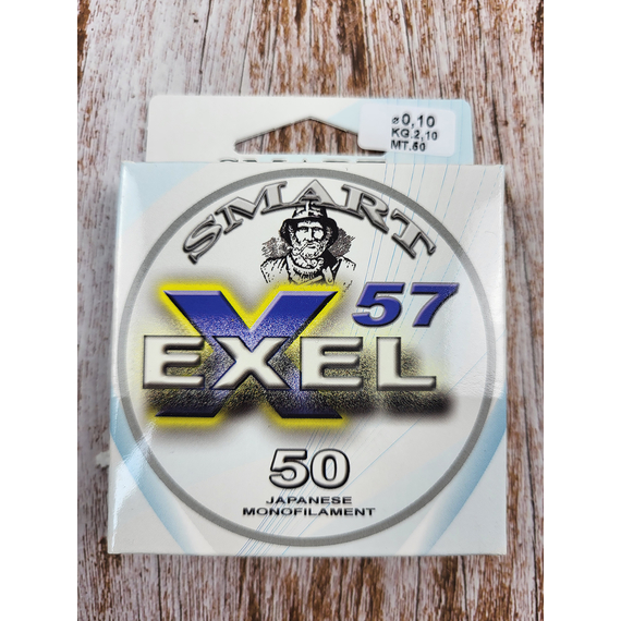 Жилка Smart Exel 57 50m 0.10mm 2.1kg, Діаметр: 0.10mm, Розмотування: 50m, фото , изображение 2