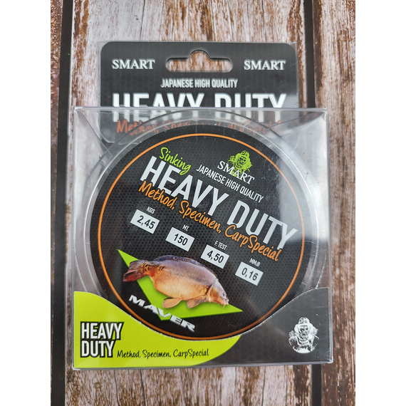 Волосінь Smart Heavy Duty Sinking 150m 0.16mm 2.45kg, Диаметр: 0.16mm, Размотка: 150m, фото , изображение 2