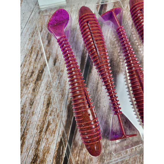 Силикон Keitech Swing Impact FAT 5.8" (4 шт/уп) цвет: pal#13 mistic spice, Длина силикона: 5.8" (14.7 см), Расцветка силикона: PAL#13 Mistic Spice, фото , изображение 9
