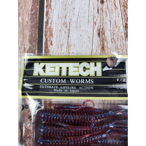 Силікон Keitech Hog Impact 3.5" (10 шт/упак), колір:ea#03 grape, Довжина силікону: 3.5" (8.9 см), Колір силікону: EA#03 Grape, фото , изображение 4