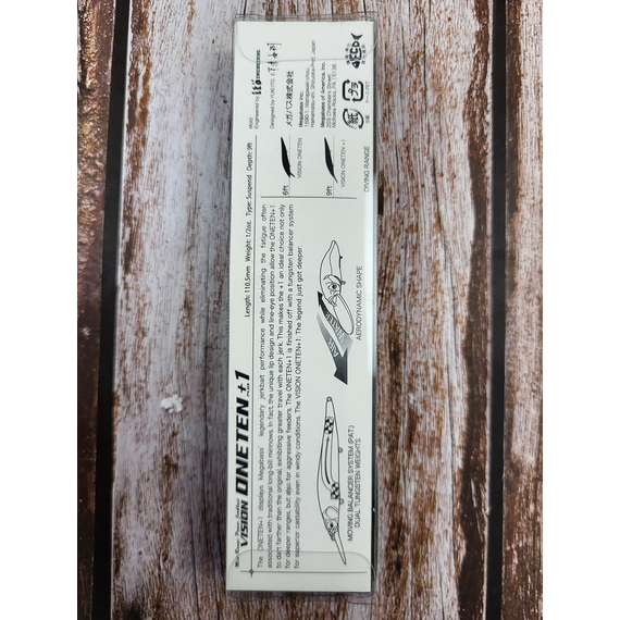 Воблер Megabass Vision Oneten 1 SP 110mm 14.0g Takumi Seochi Ayu, Розмір/Вага: 110мм/14г, Колір воблера: Takumi Seochi Ayu, фото , изображение 3