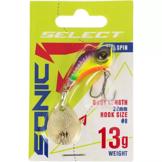 Тейл-спінер Select Sonic 13.0g #03, Вага блешні: 13г, Колір блешні: 3, фото , изображение 2