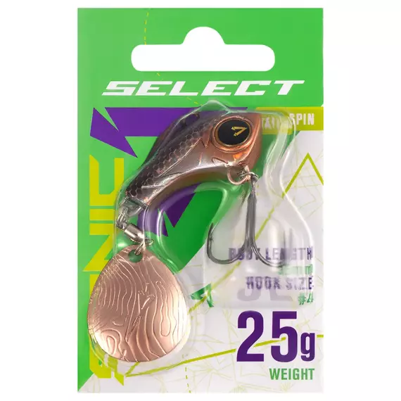 Тейл-спінер Select Sonic 25.0g #16, Вага блешні: 25г, Колір блешні: 15, фото , изображение 2