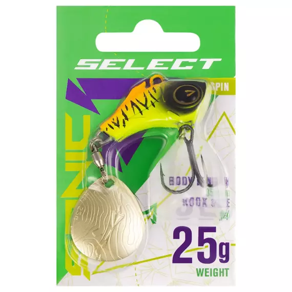 Тейл-спінер Select Sonic 25.0g #05, Вага блешні: 25г, Колір блешні: 5, фото , изображение 2