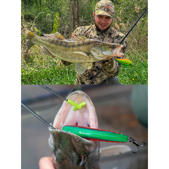 Воблер-джеркбейт Select Jerkid 100S / 100mm / 37g / колір: #24 (тонучий), Розмір/Вага: 37гр (тонучий), Колір воблера: 24, фото , изображение 5