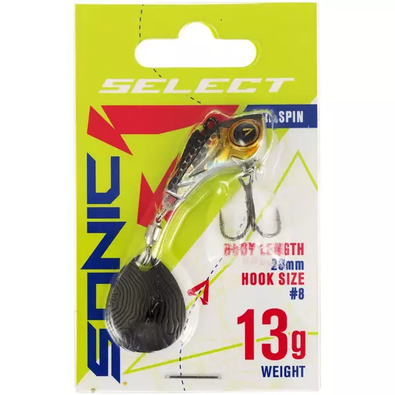 Тейл-спінер Select Sonic 13.0g #07, Вага блешні: 13г, Колір блешні: 7, фото , изображение 2