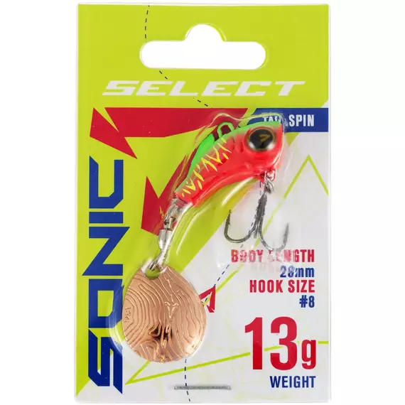 Тейл-спінер Select Sonic 13.0g #04, Вага блешні: 13г, Колір блешні: 4, фото , изображение 2
