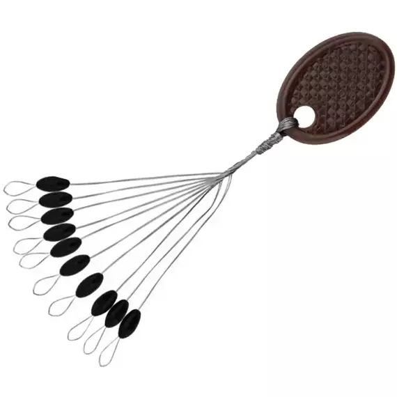 Стопор Gurza Olive Rubber Stopper SSSS (9шт/уп) - для жилок діаметром 0.08-0.18мм, фото 