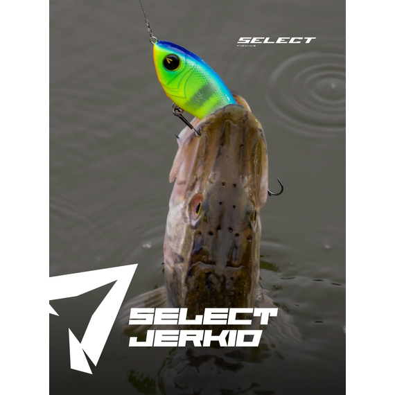 Воблер-джеркбейт Select Jerkid 100SS / 100mm / 35g / колір: S56 (повільно тонучий), Розмір/Вага: 35гр (повільно тонучий), Колір воблера: S56, фото , изображение 2