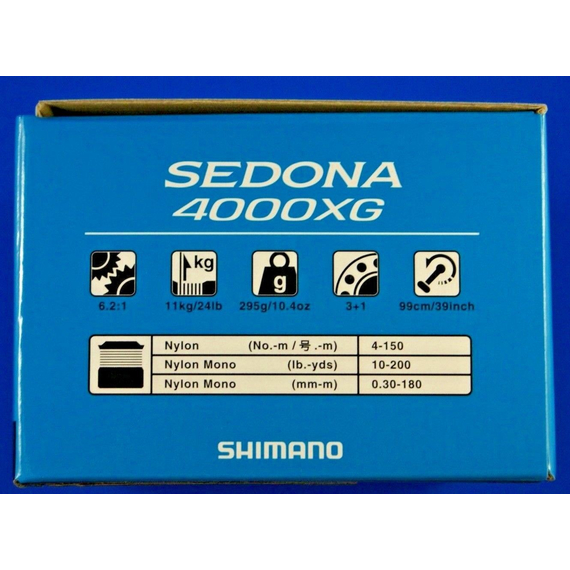 Катушка Shimano Sedona 4000XG FI (SE4000XGFI), Размер шпули: 4000XG, фото , изображение 9